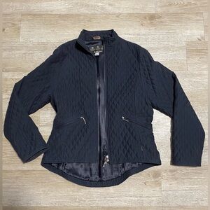 BARBOUR BLACK QUILTED JACKET SIZE LARGE